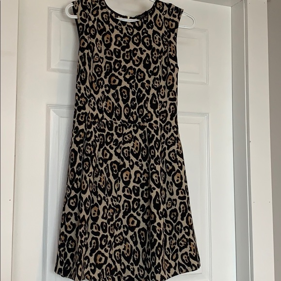 Leopard fit and flare dress - Picture 1 of 2